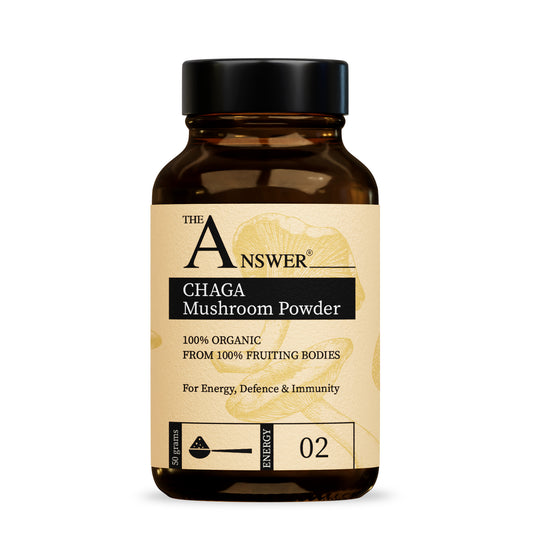 The Answer 100% Organic Chaga Mushroom Powder